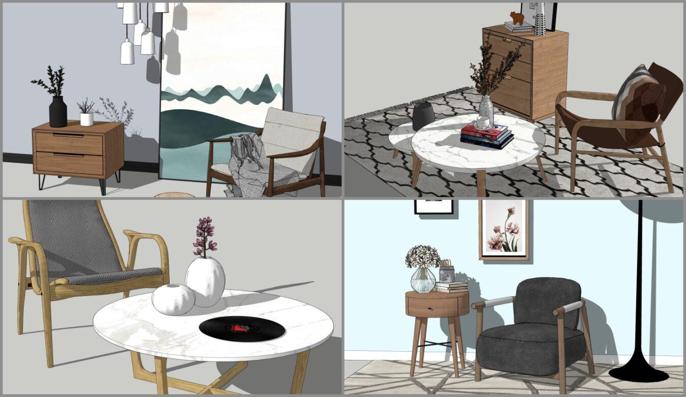 Combo Reading Table