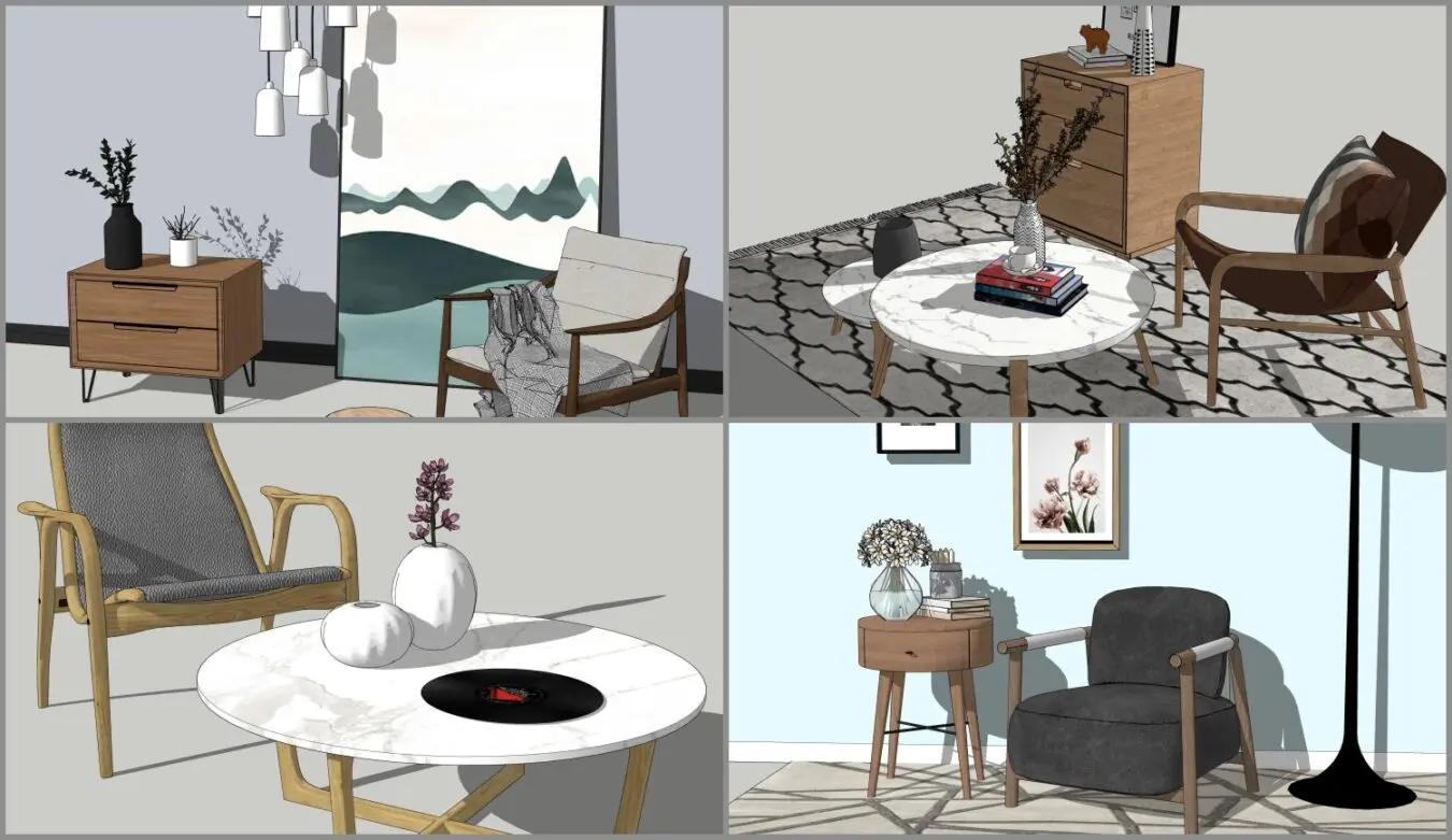 Combo Reading Table