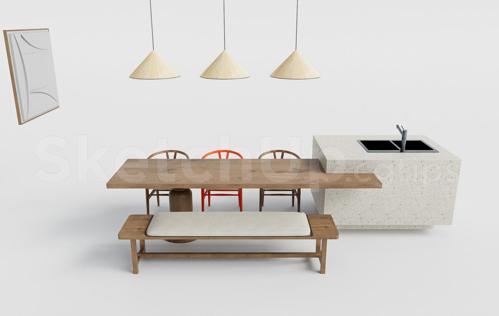 Kitchen Island — preview 1 (cgtips)