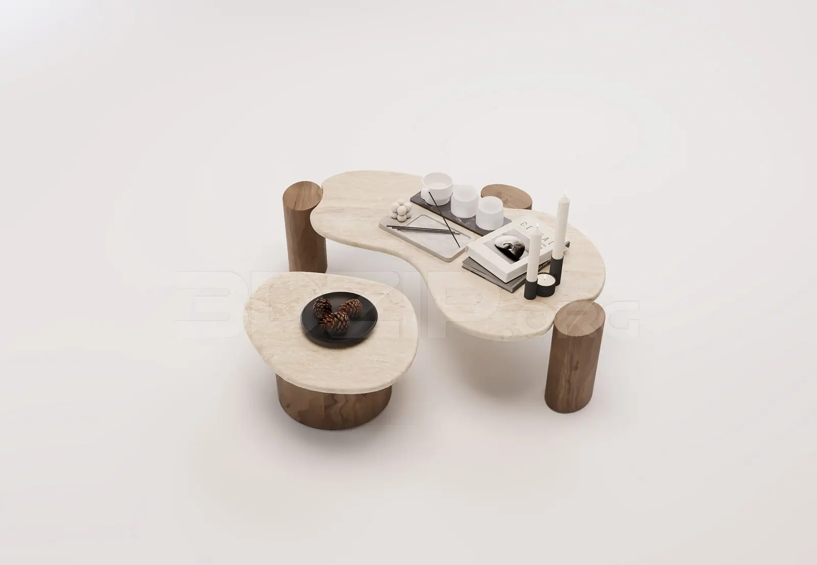 Tea Table Model for Interior Design