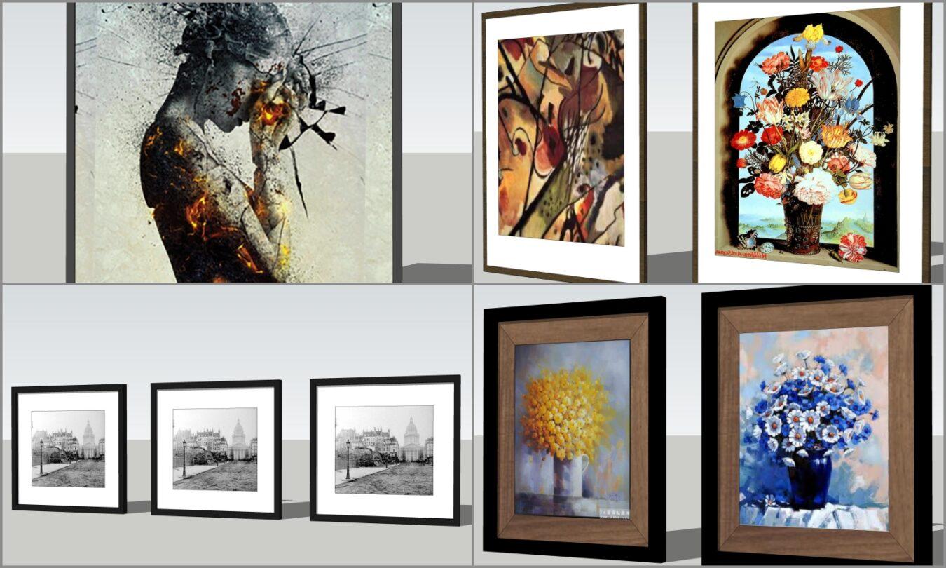 Combo Picture And Paints