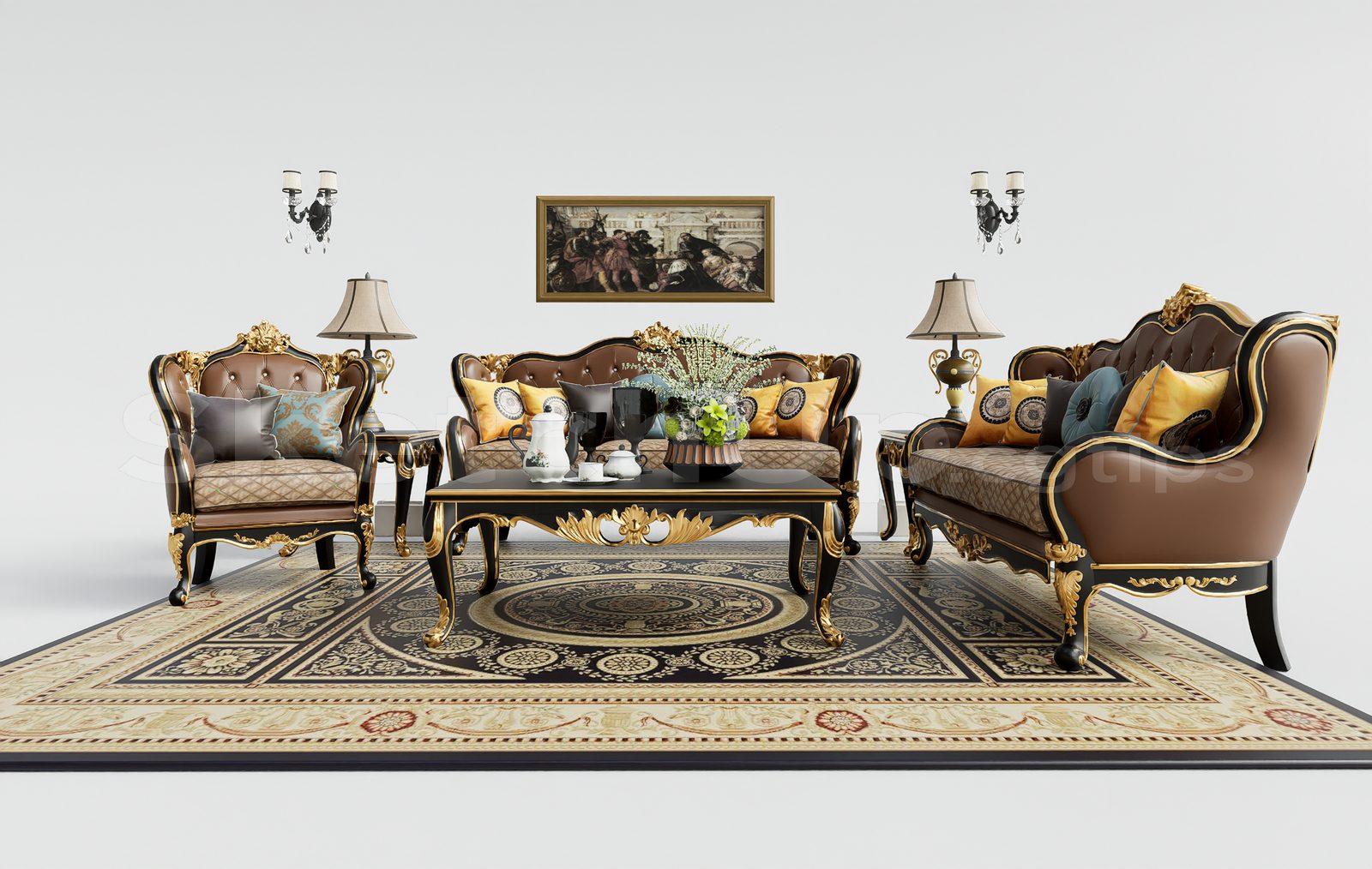 Neoclassical Sofa — preview 1 (cgtips)