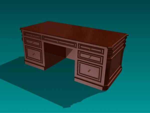 Executive Mahogany Desk