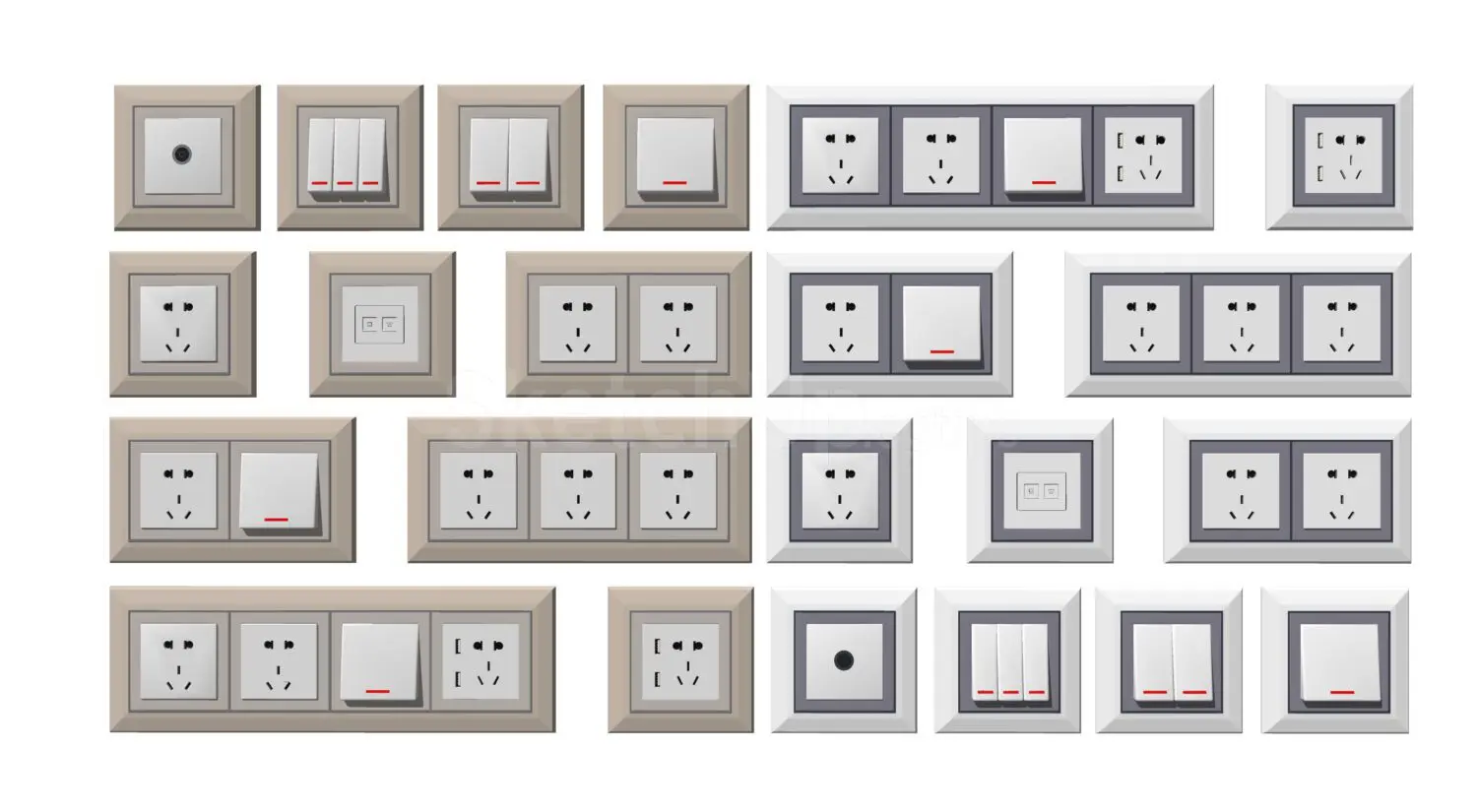 Electrical Outlets And Switches — preview 1 (cgtips)