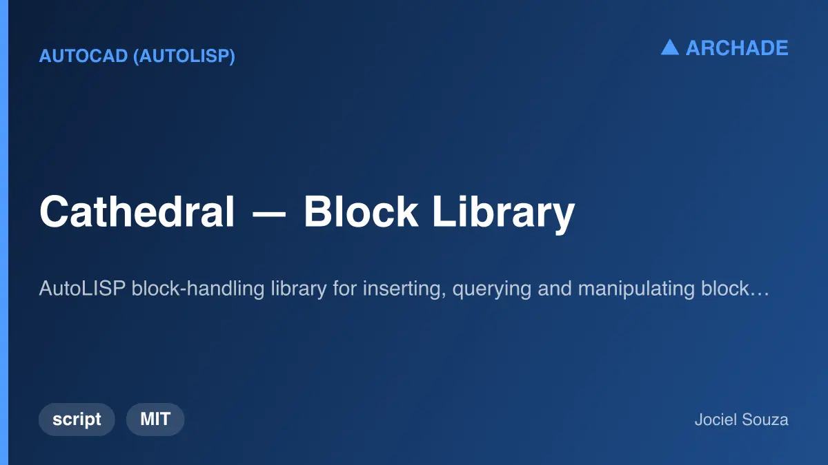 Cathedral — Block Library