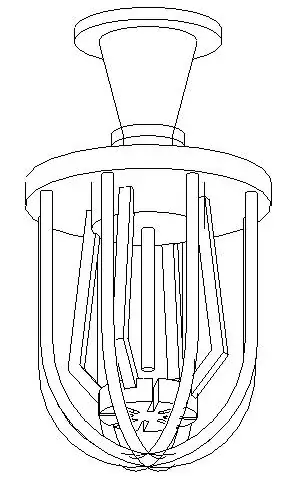 Fire Sprinkler With Cage