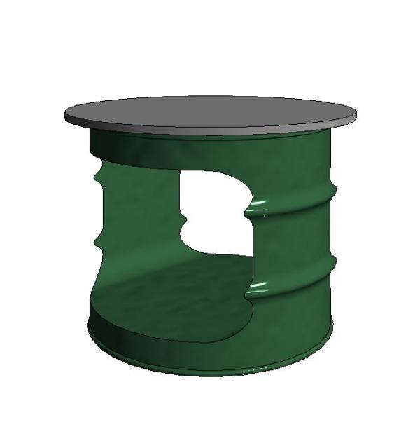 Oil Drum Coffee Table