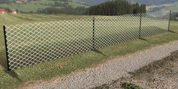 Pipe fence — preview 1, by revittuning (RevitCity, CC0)