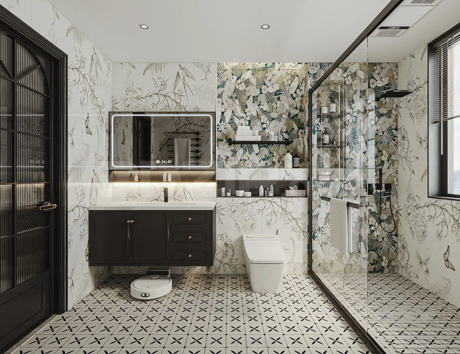 Bathroom Interior — preview 1 (3dzip)