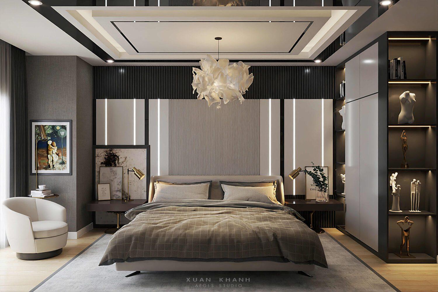 Interior Bedroom Scene