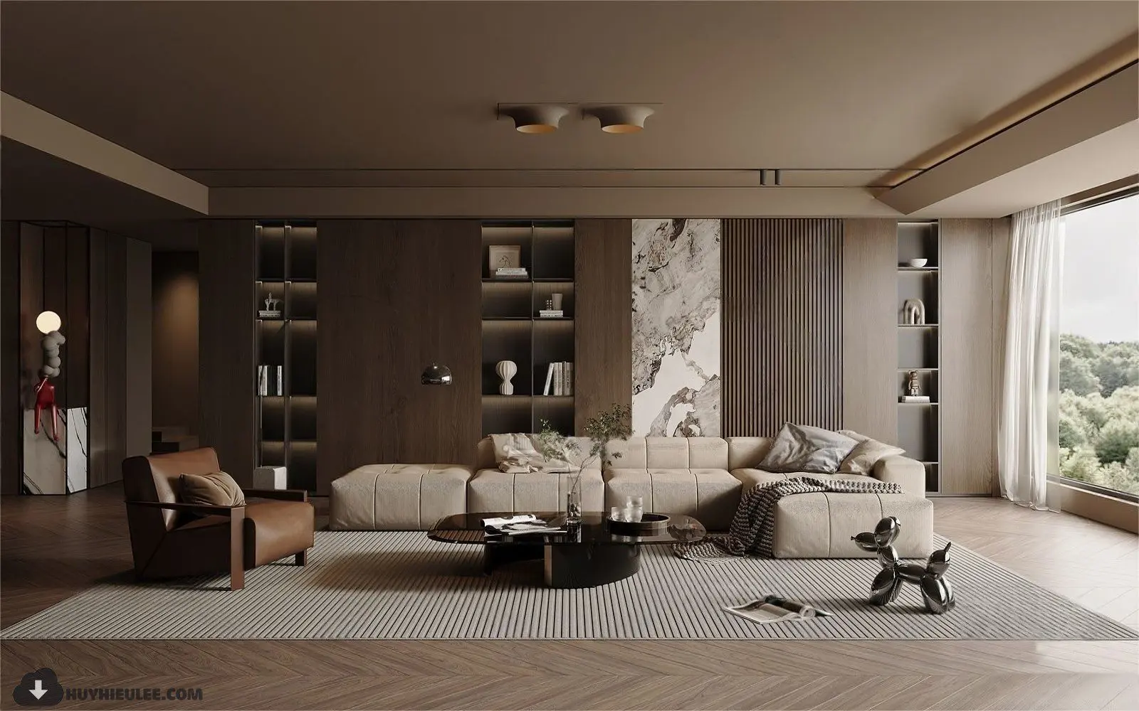 Living Room Interior — preview 1 (3dzip)