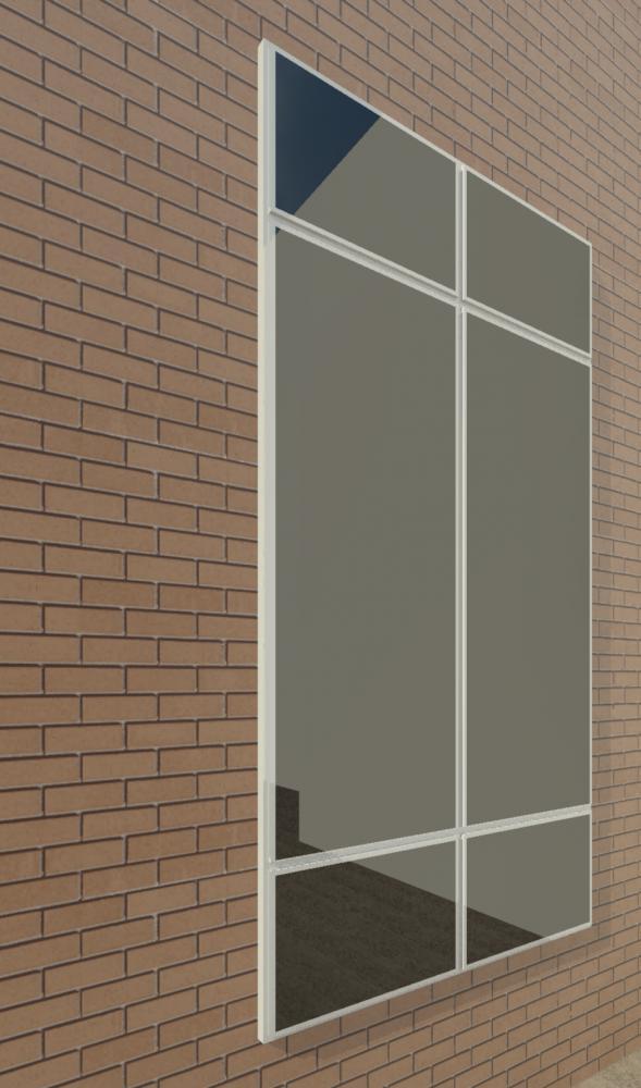 Kamals Frameless Double Hung Window