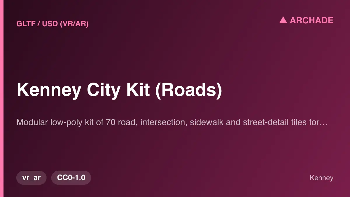 Kenney City Kit (Roads)
