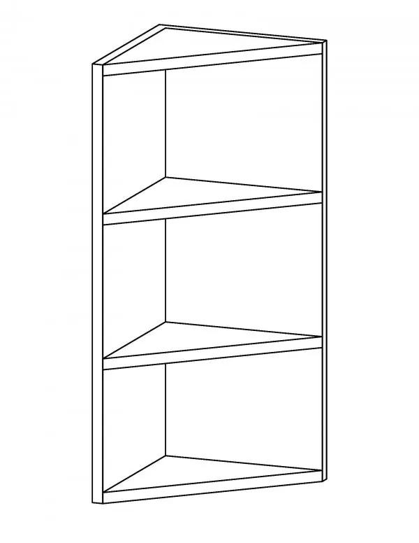 Upper Cabinet-45deg-open-shelves