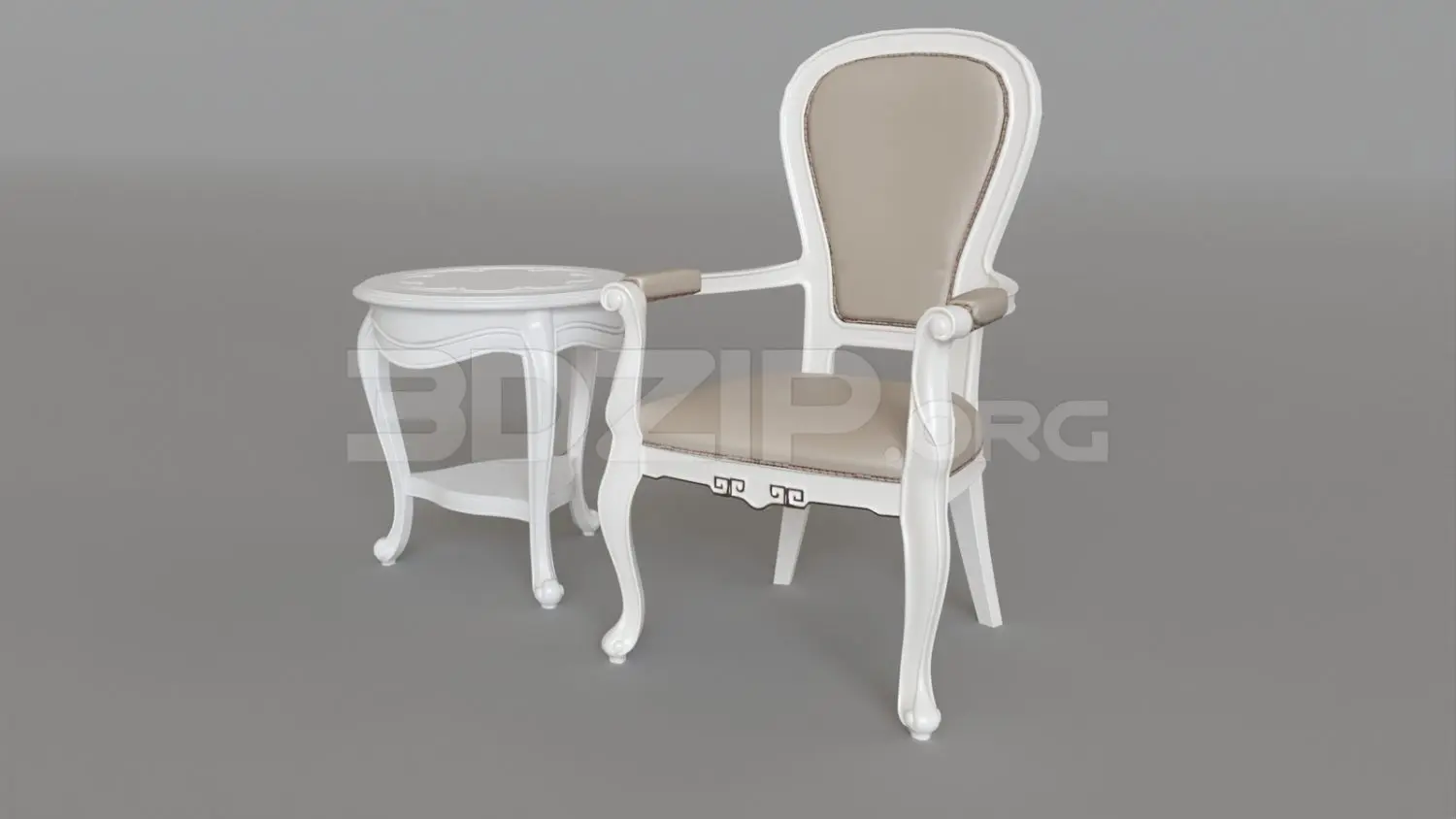Armchair — preview 1 (3dzip, CC0)