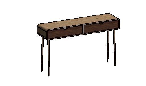 Mid Century Modern Sofa Table