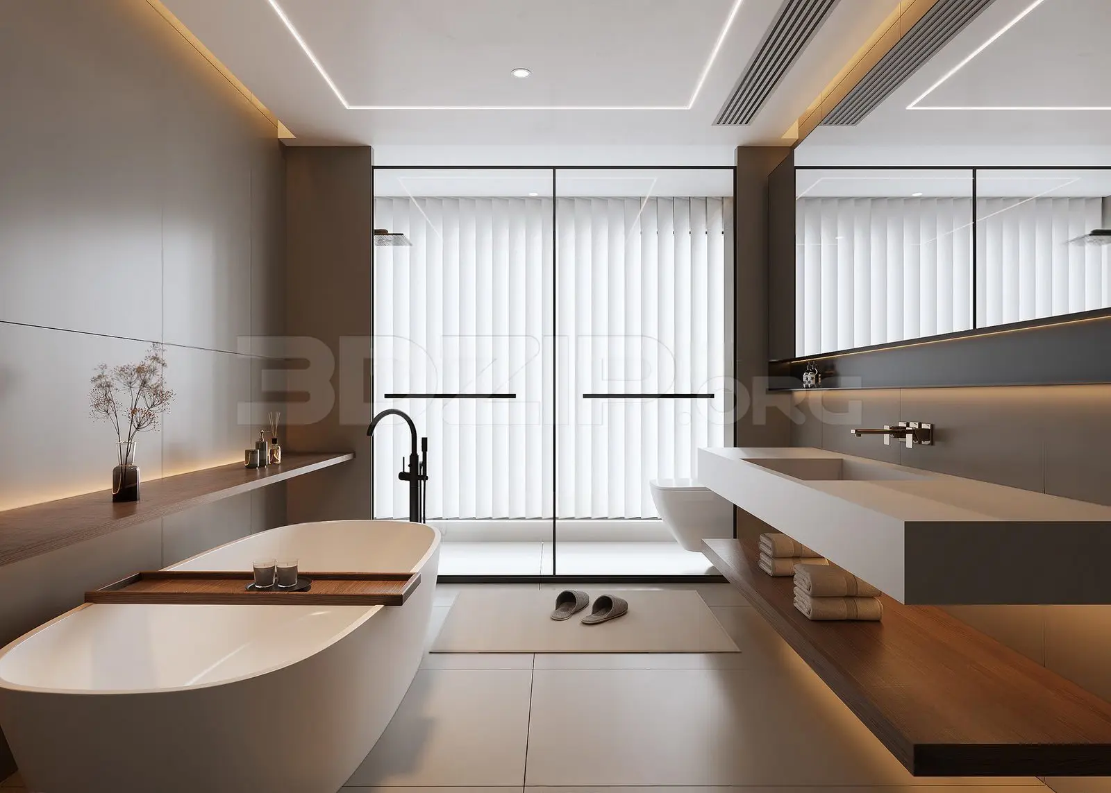Bathroom Interior — preview 1 (3dzip)