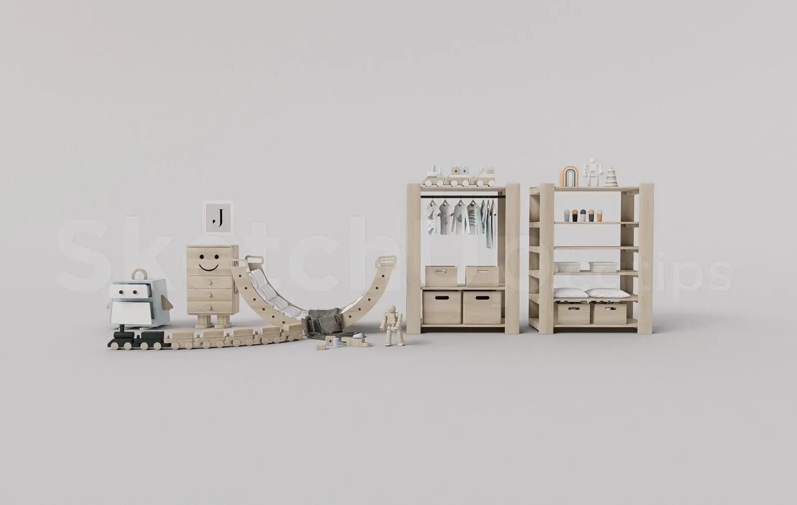 Full Furniture Set — preview 1 (cgtips)