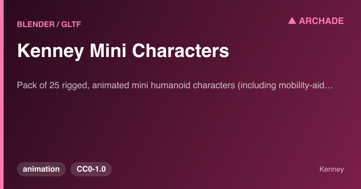 Kenney Mini Characters