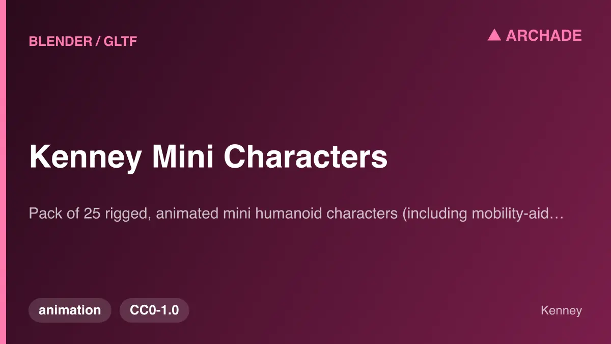 Kenney Mini Characters