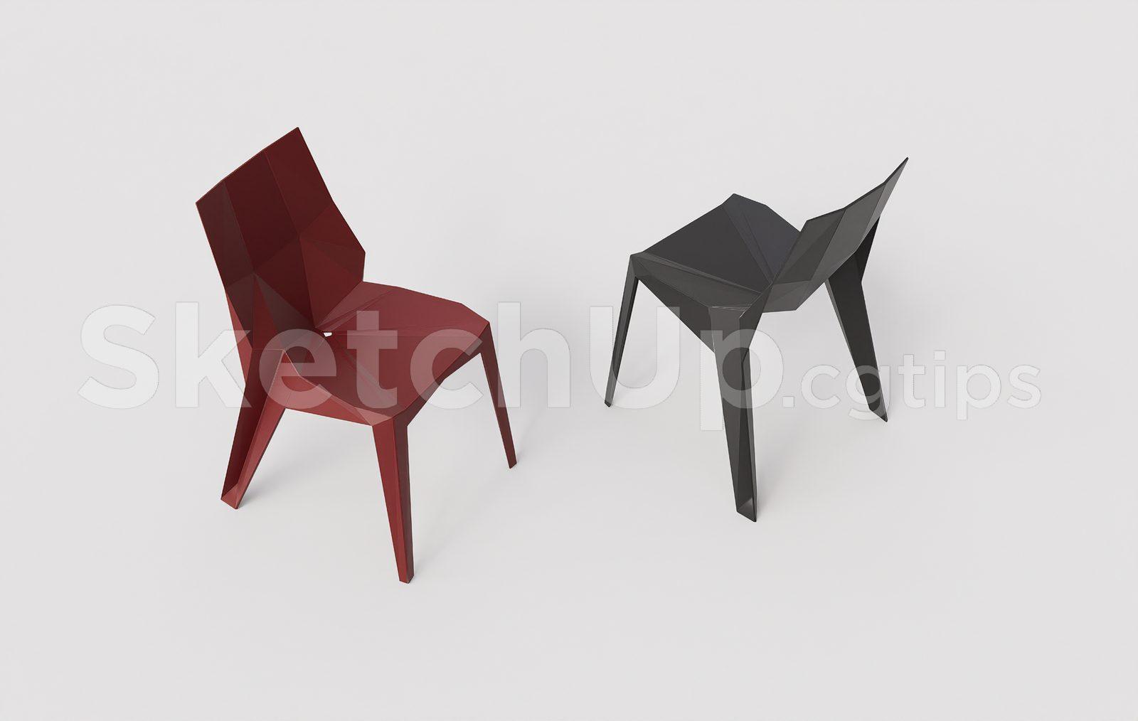 Modern Geometric Chair