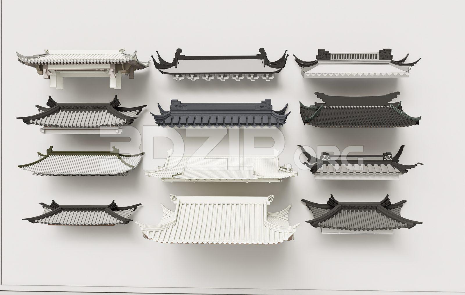 Traditional Asian Roof Collection