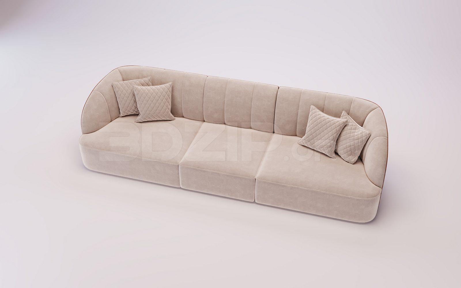 Sofa 3D Model for Interior Projects