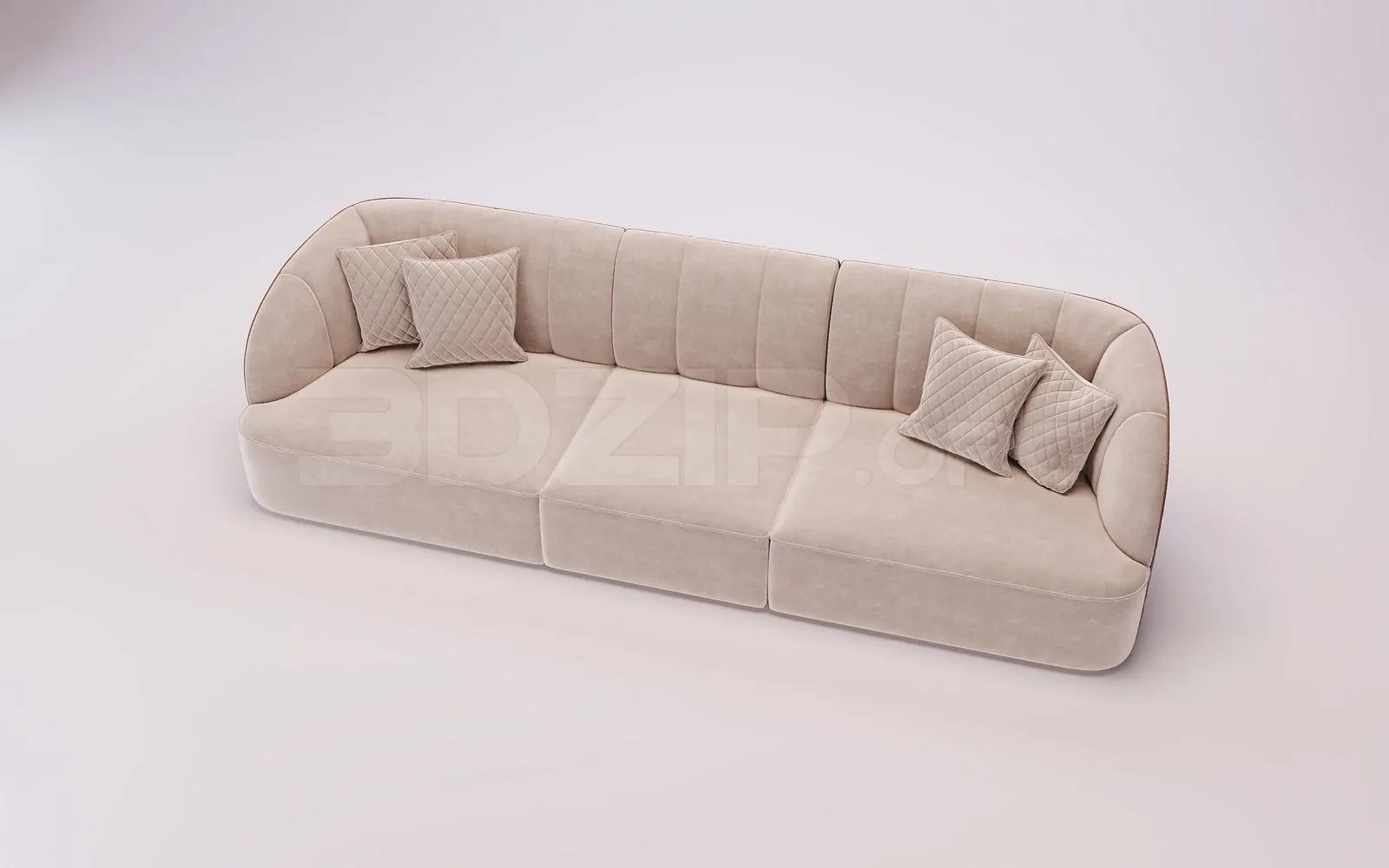 Sofa 3D Model for Interior Projects