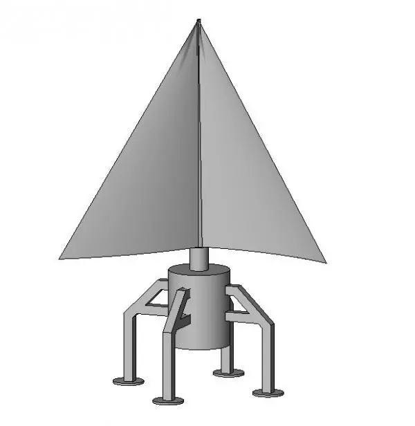 Small wind turbine — preview 1, by SÃ¸ren Nygaard (RevitCity, CC0)