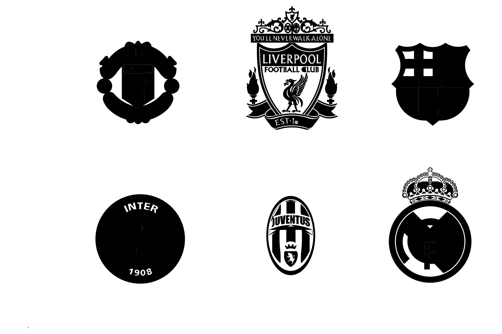 Football club logos