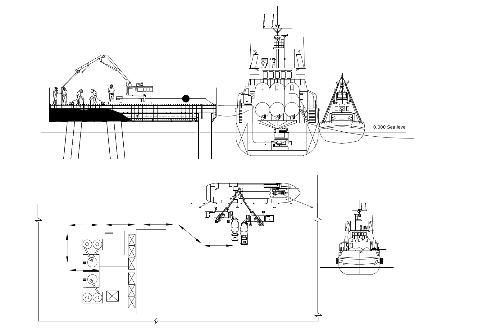 Concrete Mixing Plant on Vessel
