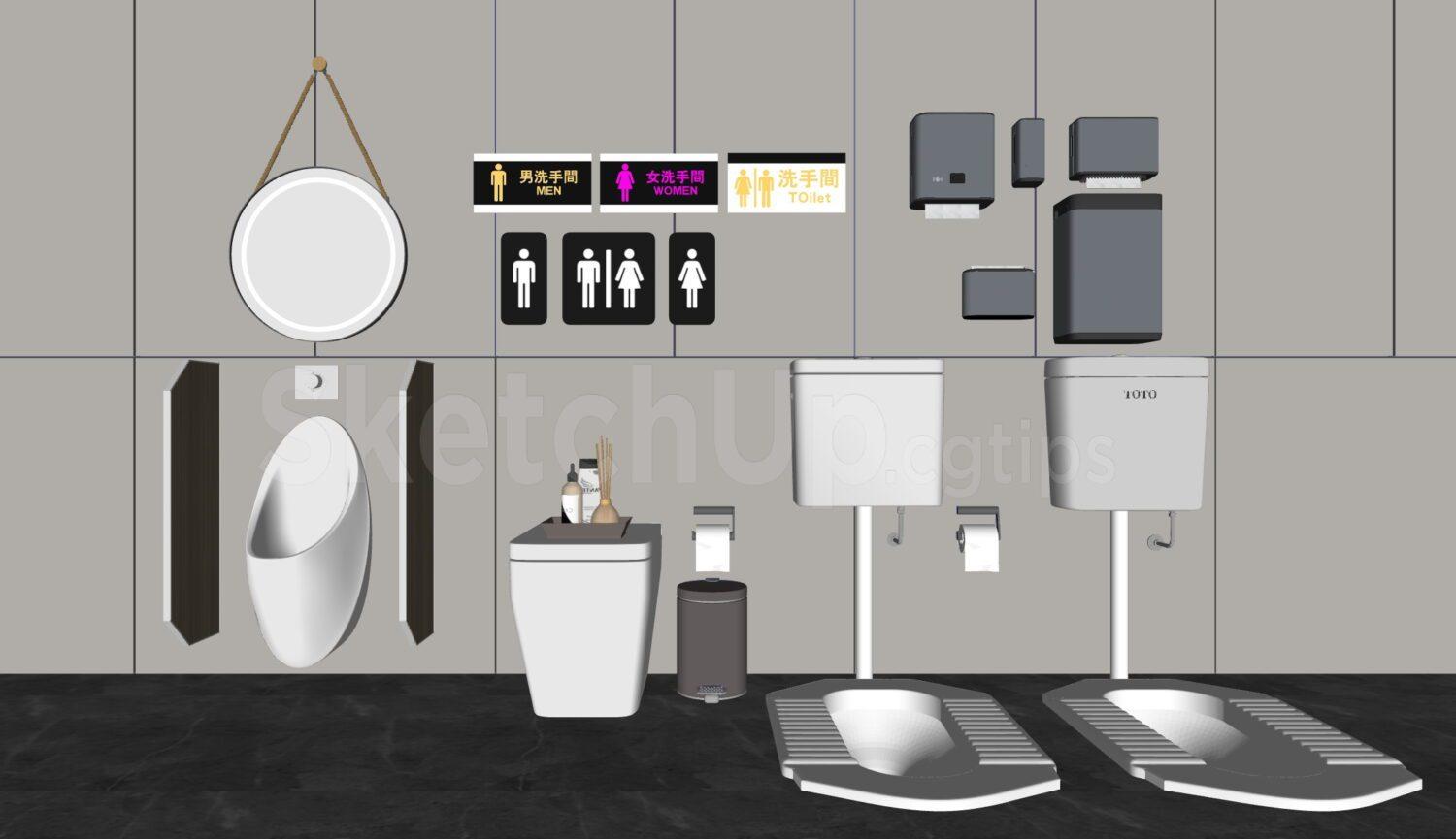 Toilet bowl — preview 1 (cgtips)