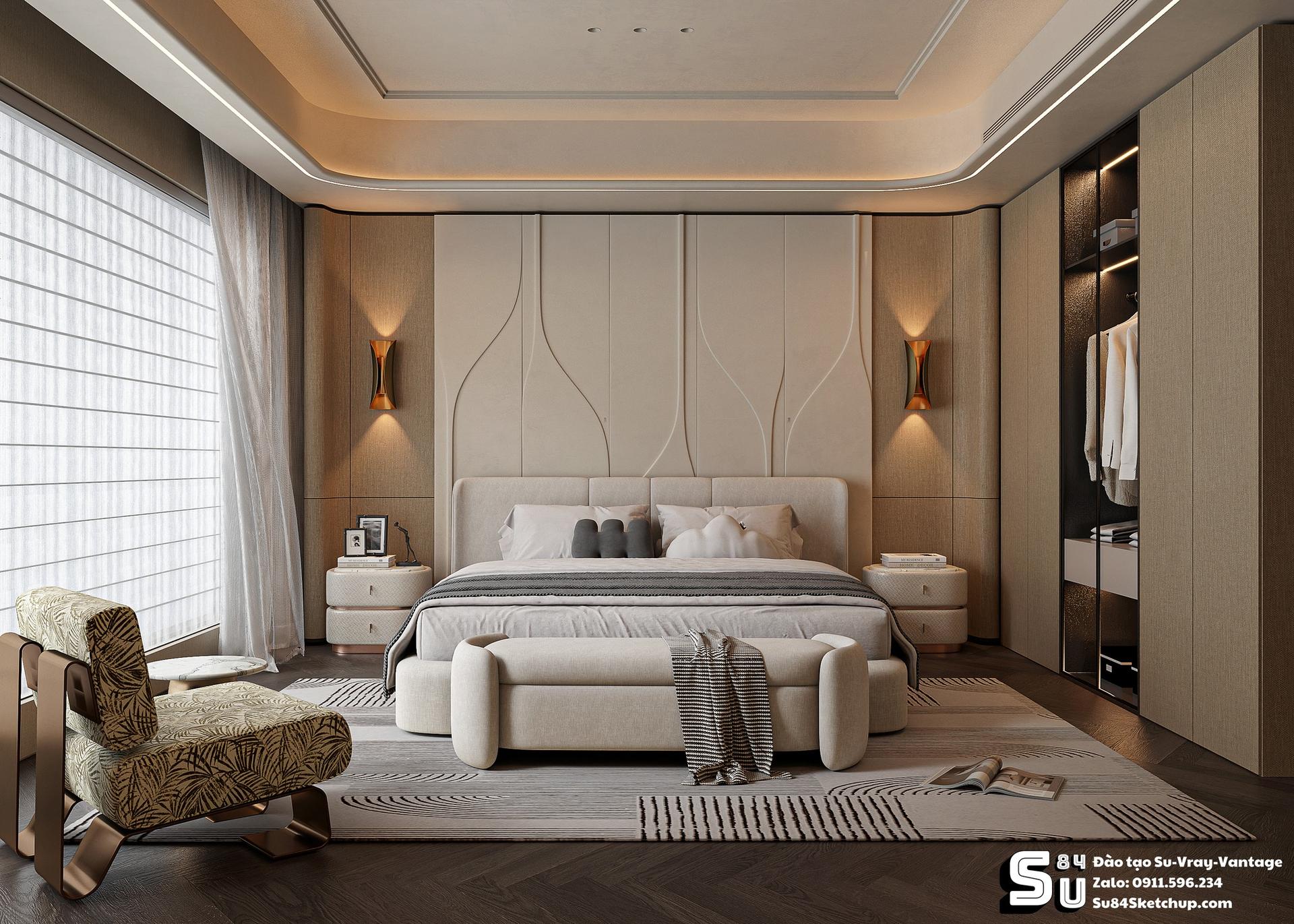 Modern Luxury Bedroom Interior