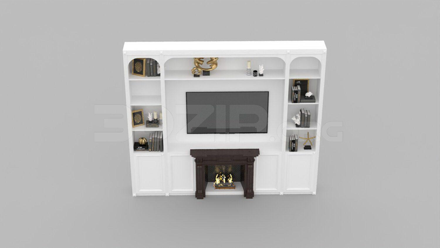 TV Cabinet — preview 1, by Vinh Ngoc Nguyen (3dzip)