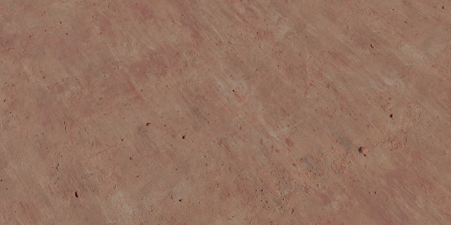 Red Plaster Weathered