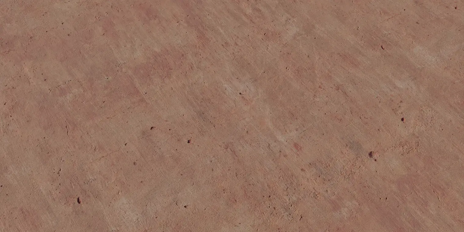 Red Plaster Weathered