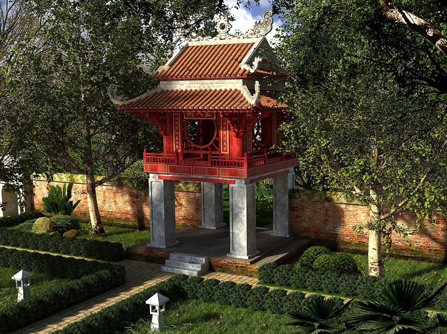 Quốc Tử Giám Exterior