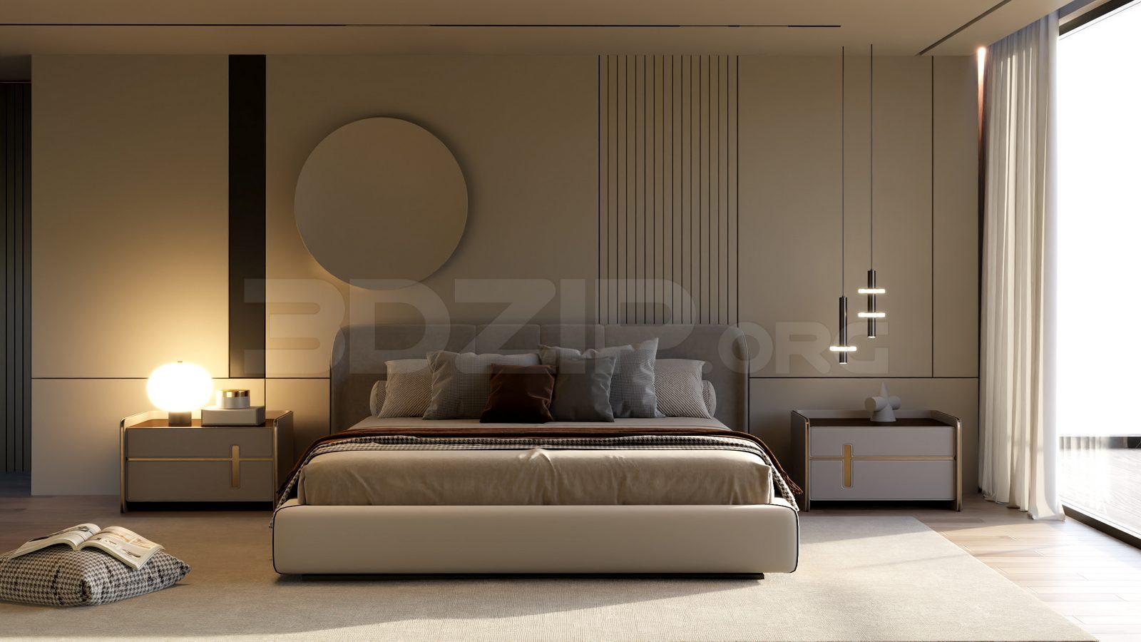 Bedroom Interior — preview 1 (3dzip)