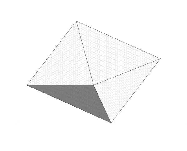Parametric Pyramidal Acoustic Ceiling Tile