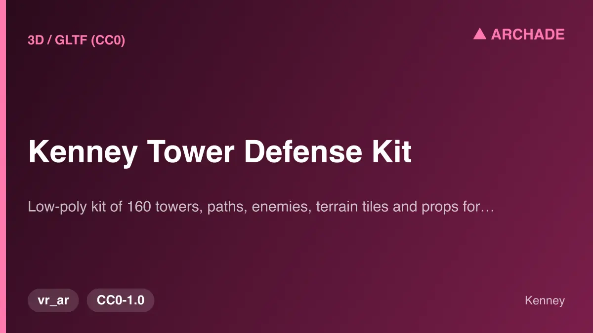 Kenney Tower Defense Kit