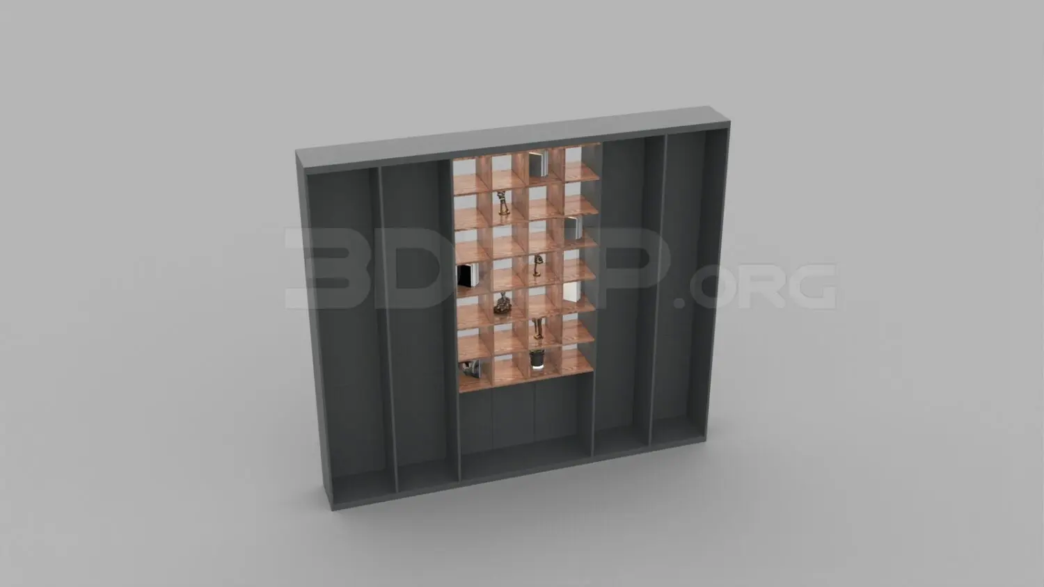 Decorative Shelves — preview 1 (3dzip, CC0)