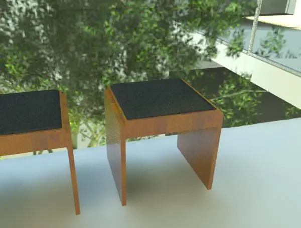 Stool by Gregori Warchavchik