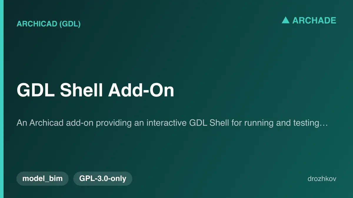 GDL Shell Add-On