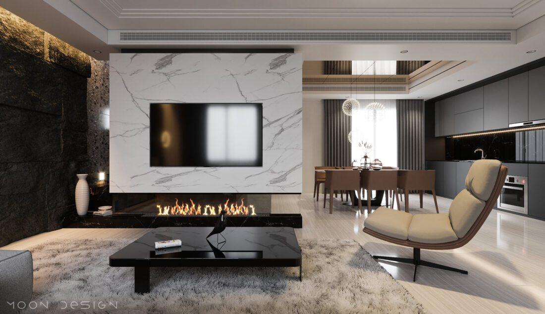 Interior Kitchen – Livingroom 265 Scene