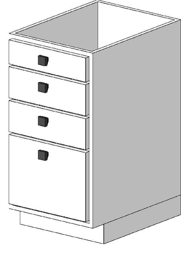 Farmhouse Style - 4 drawer