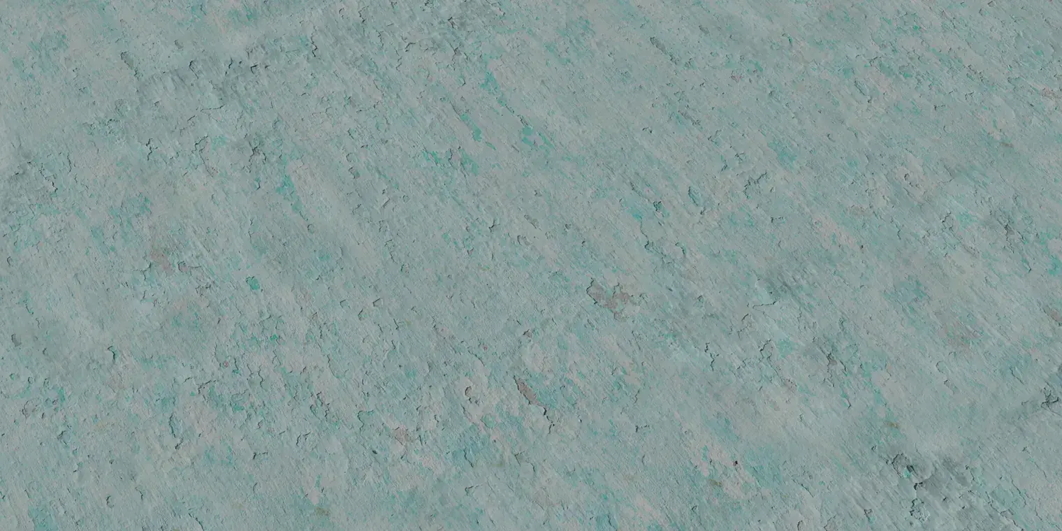Blue Plaster Weathered