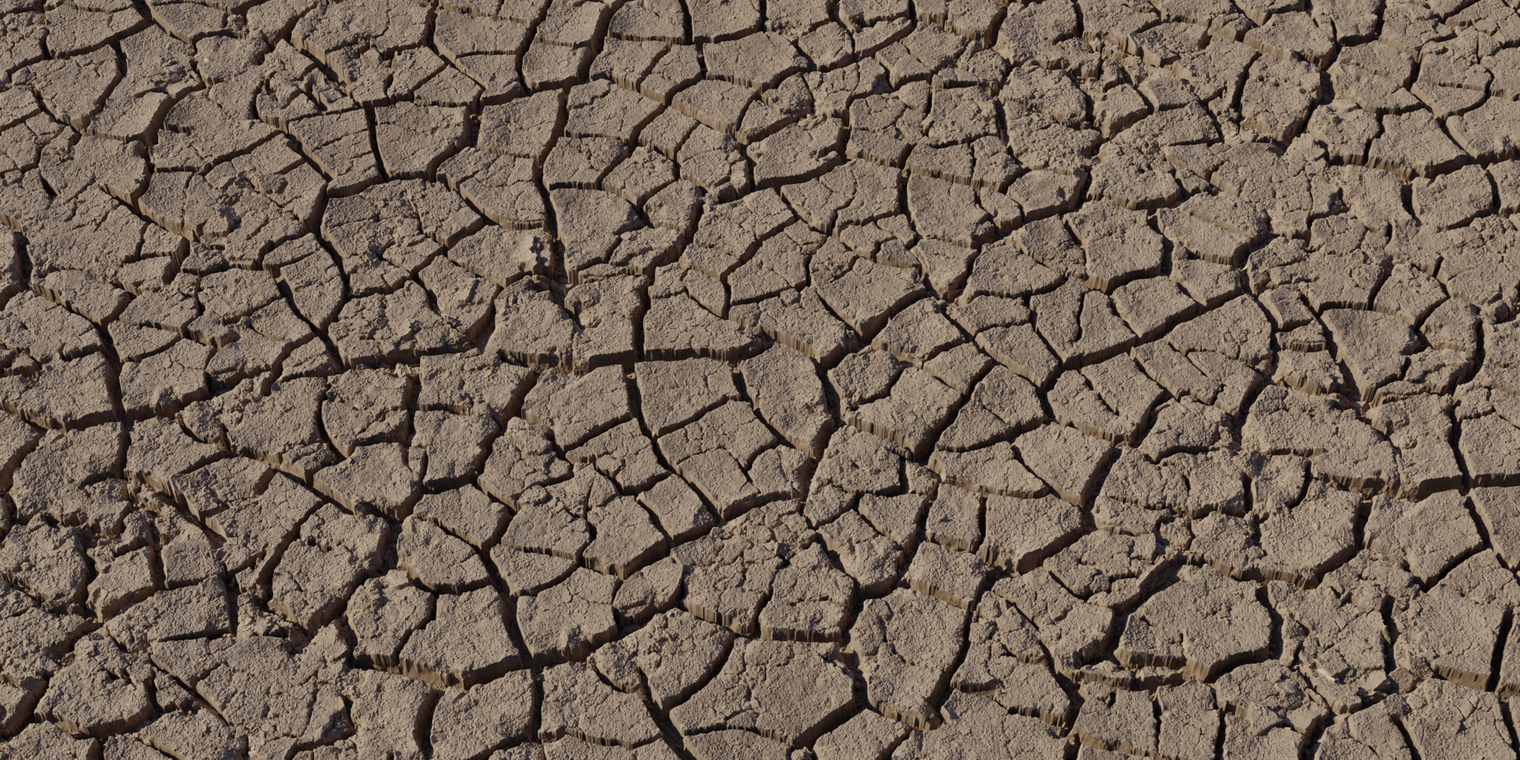 Mud Cracked Dry Riverbed 2