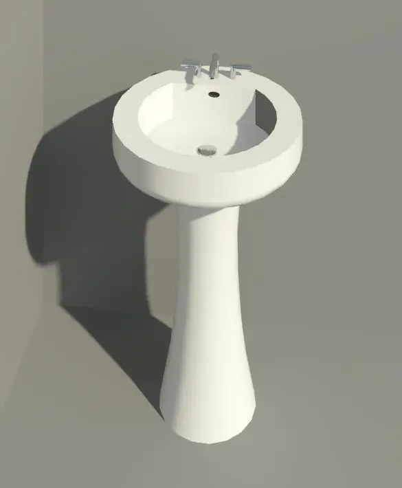 Porcelain sink