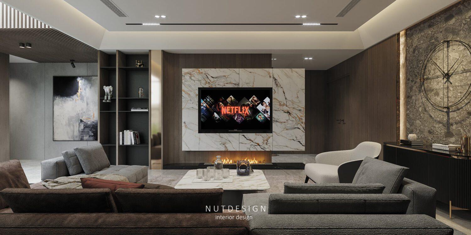 Interior Kitchen – Livingroom 302 Scene