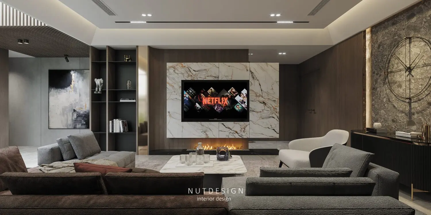 Interior Kitchen – Livingroom 302 Scene